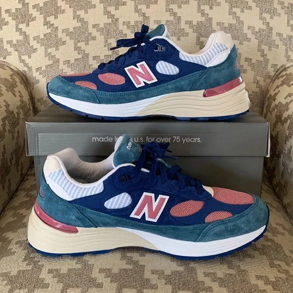 Mens New Balance 992 Made in USA Tropical size 9.5 with box RARE - Picture 2 of 9